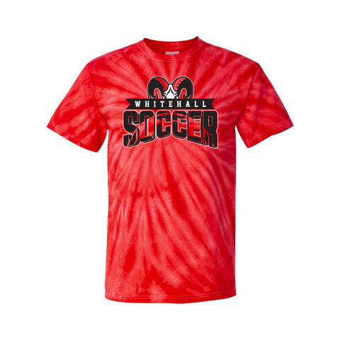 Whitehall Tie-Dye Soccer T-Shirt - Red