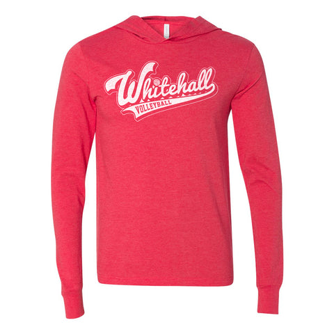 Whitehall Volleyball Hooded Long Sleeve Tee